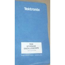 Tektronix 7834 Digital storage Oscilloscope Instruction Operating Guide Manual