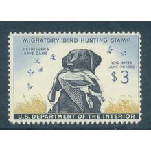 RW26 $3 Labrador Retriever Fine MNH/LDG NA1707