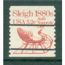 1900a 5.2c Sleigh Fine MNH Dry Gum PreCnx G0382