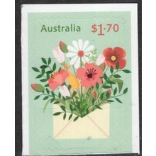 2025 CHERISHED CELEBRATIONS, FLOWERS AND ENVELOPE, MNH SELF-ADHESIVE STAMP.