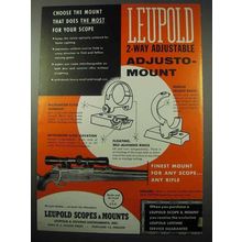 1956 Leupold Adjusto-mount Ad - Does The Most