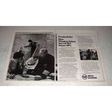 1976 USS United States Steel Ad - Productivity