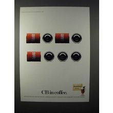 1986 Christian Brothers Brandy Ad - in Coffee