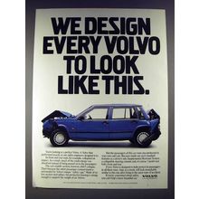 1990 Volvo Car Ad - Design to Look Like This!