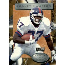 1996 Playoff Football Trophy Contenders Rodney Hampton #27