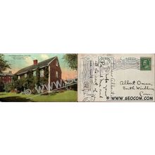 CT New London Postcard The Hempstead House Built 1678 Truman & Hempstead S~2000