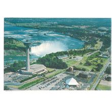 PYRAMID PLACE, NIAGARA FALLS, ONTARIO, CANADA used postcard 1981 postmark =