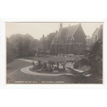 The School Terrace Gardens Harrow-on-the-Hill Postcard Middlesex