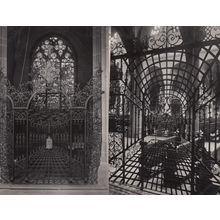 Konstanz Munster 2x Real Photo Kirche Religious German RPC Postcard s