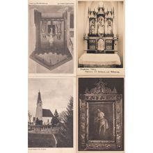 Filialkirche Pulling Pullach Freising 4x German Religious Postcard s
