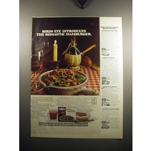 1973 Birds Eye Italian Vegetables Ad - Introduces the Romantic Hamburger