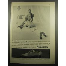 1955 Nettleton Shoes Ad - Every gentleman needs a change