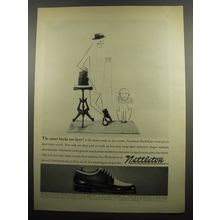 1955 Nettleton Shoes Ad - The smart bucks are here