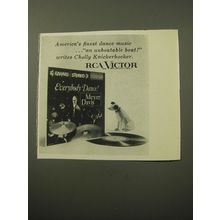 1960 RCA Victor Album Advertisement - Everybody Dance! By Meyer Davis