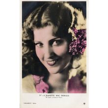 Jeanette MacDonald Paramount Film Celebrity Series RARE Postcard