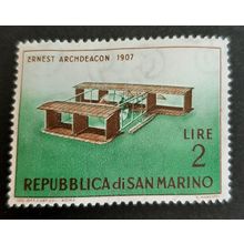 San Marino: 1962 - Vintage Aircraft - 2L Ernest Archdeacon 1907 - MNH Stamp