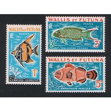 Wallis and Futuna Fish Postage Due 3v 1963 MNH SG#D182-D184 Sc#J37-J39