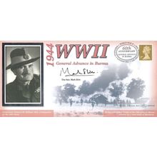 General Advance In Burma 1944 WW2 Mark Slim Benham Hand Signed FDC