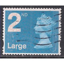 GB 2014 QE2 2nd Large Blue Security Machin used SG U3000 ( C1126 )