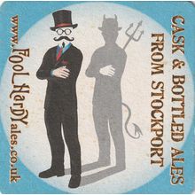 BEER MAT - FOOL HARDY ALES - THE HOPE INN - (Cat No 001) - (2014)