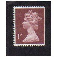 1987 GB DEFINITVE 1P CRIMSON F/U SG X845
