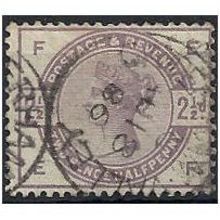 1883 SG190 2 1/2d Lilac Fine Used "EF" . .