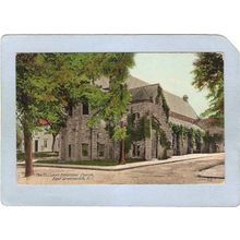 Rhode Island East Greenwich St Luke's Episcopal Church Street Scene Intera~452
