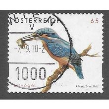 AUT 2008 65c (S/A) 'BIRDS - KINGFISHER ' FINE USED (EBID73-347)