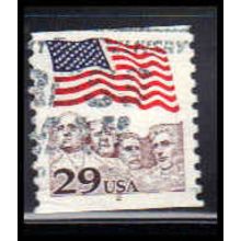 Used 2523 29c U.S. Flag Very Fine CNS 2 PA6385