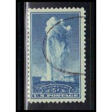 Used 744 5c Yellowstone National Park Just Clears RA2318