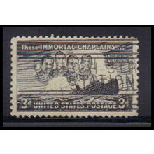 Used 956 3c Four Chaplains Fine KA7851