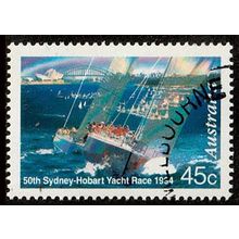 Australia 1994 Sydney to Hobart Yacht 45c ss Used Stamp #1