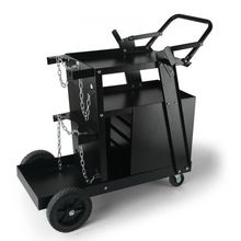 Welding Cart, 2-Tier 4 Drawers Welder Cart with 265 LBS Weight Capacity, 360...