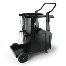 Welding Cart, 2-Tier Heavy Duty Welder Cart with Anti-Theft Lockable Cabinet...