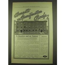 1913 Barrett Specifiation Roofs Ad - A Question