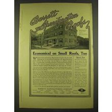 1913 Barrett Specifiation Roofs Ad - Economical