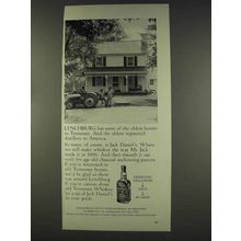1977 Jack Daniel's Whiskey Ad - Lynchburg Oldest Homes