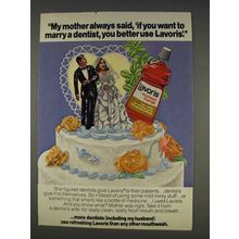 1977 Lavoris Mouthwash Ad - My Mother Said