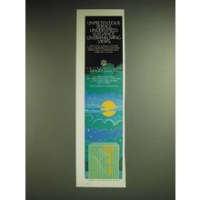 1985 United Nations Plaza Hotel Ad - Unpretentious service. Understated