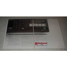 1989 National Panasonic KX-F120 Fax Ad - This tele-answer-fax-a-phone