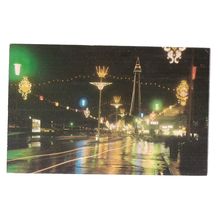 THE ILLUMINATIONS, BLACKPOOL unused vintage postcard by colourmaster =