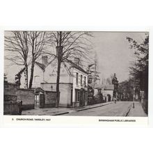 Pub Church Road Yardley Birmingham Public Libraries Reproduction Postcard
