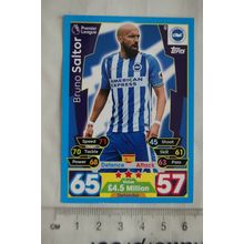 2017/18 Match Attax 40 Bruno Saltor, Brighton & Hove