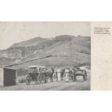 Green Mountain Transport Workers Ascension Island Saint Helena Postcard