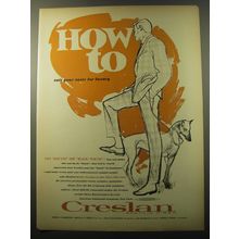 1960 Cyanamid Creslan Fiber Advertisement - Botany 500 Suit