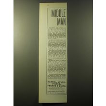 1960 Merrill Lynch Ad - Middle Man