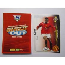 Louis Saha - Man Utd - Shoot Out 2005 2006 Magic Box Football Card (EF1)