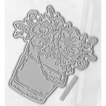 Tattered Lace. Bucket Of Flowers Die Set. Die Cutting Cardmaking Scrapbooking
