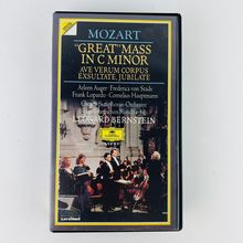 Leonard Bernstein - Mozart Great Mass In C Minor VHS Video Tape