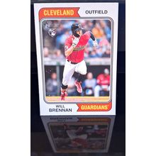 WILL BRENNAN 2023 TOPPS HERITAGE ROOKIE BASEBALL CARD #321